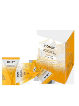 Набор/Маска для лица Мед J:ON Honey Smooth Velvety and Healthy Skin Wash Off Mask Pack 20 шт * 5 мл