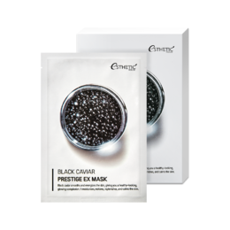Набор/Тканевая маска для лица Черная Икра ESTHETIC HOUSE Black Caviar Prestige EX Mask 25 мл* 5шт