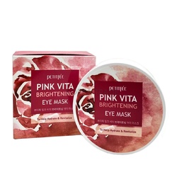 Набор патчей д/век ткан PETITFEE Осветление Pink Vita Brightening eye Mask 60 шт