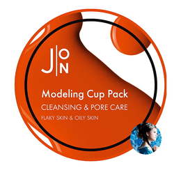 Альгинатная маска Очищение и Сужение пор J:ON Cleansing & Pore Care Modeling Pack 
