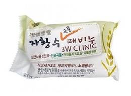 Мыло кусковое Злаки 3W CLINIC Grain Soap 150 гр