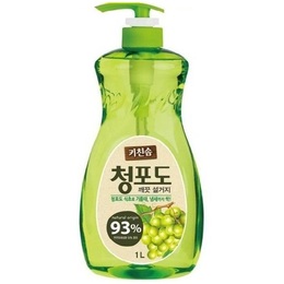 Средство для мытья посуды, овощей и фруктов Зеленый Виноград/ Дезодорирующее MUKUNGHWA Корея 1000 мл