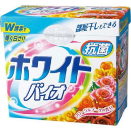 Стиральный порошок Цветочный аромат NIHON Япония White Bio Plus Antibacterail 800 гр